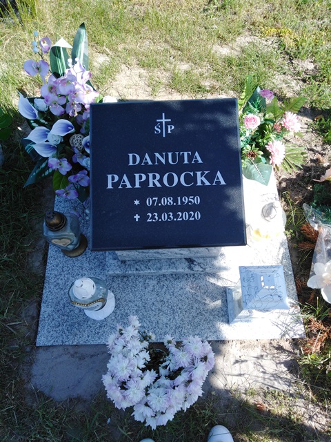Danuta Paprocka 1950 Grudziądz - Grobonet - Wyszukiwarka osób pochowanych