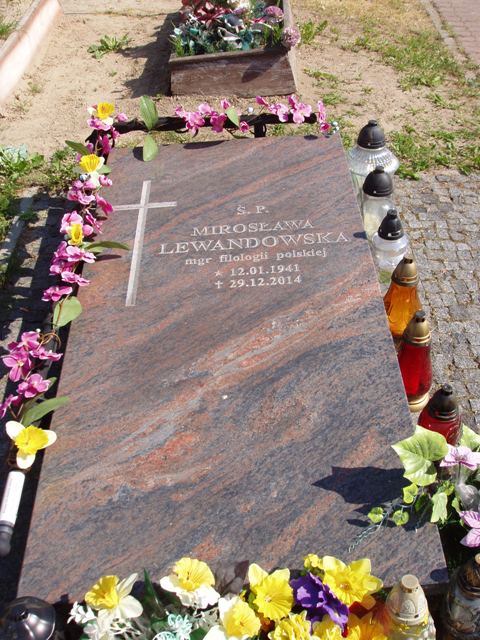 Miroslawa Lewandowska 1941 Grudziądz - Grobonet - Wyszukiwarka osób pochowanych