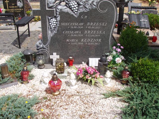 Maria Czeslawa Kedzior 1958 Grudziądz - Grobonet - Wyszukiwarka osób pochowanych