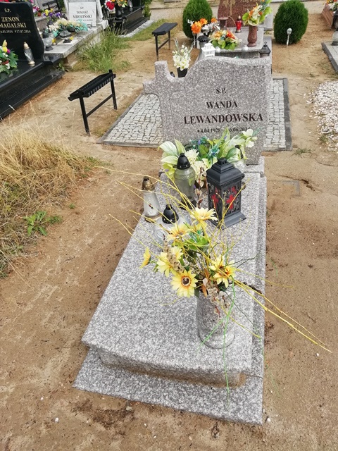 Wanda Lewandowska 1928 Grudziądz - Grobonet - Wyszukiwarka osób pochowanych
