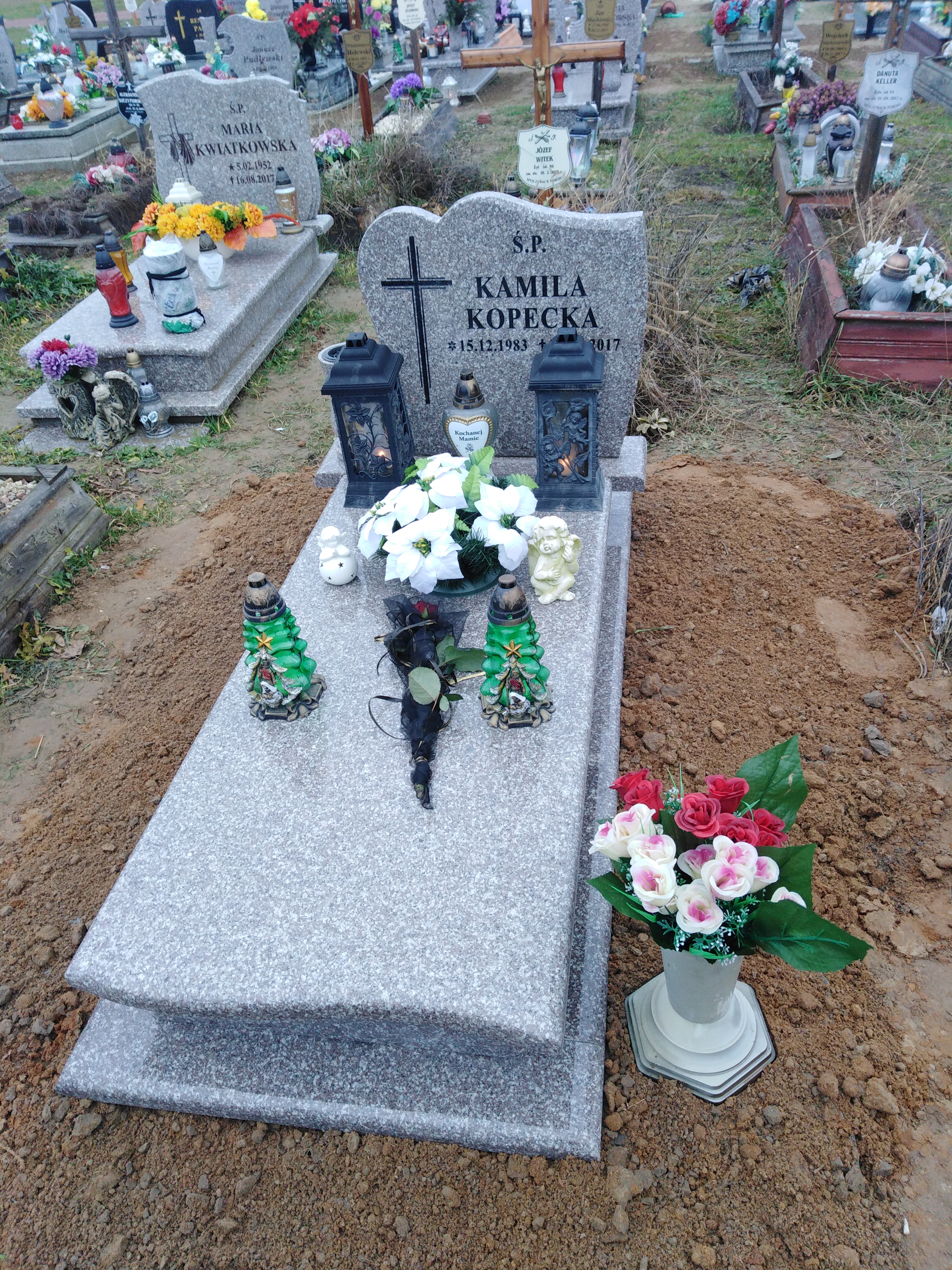 Kamila Kopecka 1983 Grudziądz - Grobonet - Wyszukiwarka osób pochowanych