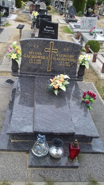 Helena Gackowska 1938 Grudziądz - Grobonet - Wyszukiwarka osób pochowanych