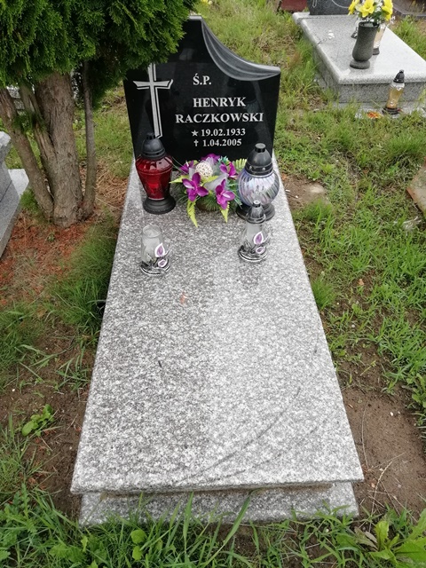 Henryk Raczkowski 1933 Grudziądz - Grobonet - Wyszukiwarka osób pochowanych