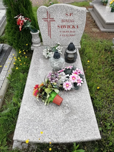 Janina Sawicka 1941 Grudziądz - Grobonet - Wyszukiwarka osób pochowanych